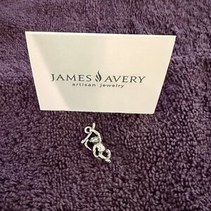 James Avery Silver Monkey Pendant